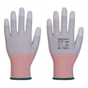 Portwest - LR13 ESD PU Fingertip Cut Glove (Pk12) - A696