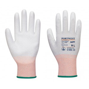 Portwest - LR13 ESD PU Palm Glove (Pk12) - A697
