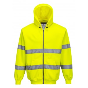 Portwest - Hi-Vis Zipped Hoodie - B305