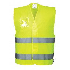 Portwest - Hi-Vis Two Band Dual ID Holder Vest  - C475