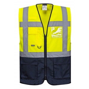 Portwest - Warsaw Hi-Vis Contrast Executive Vest  - C476