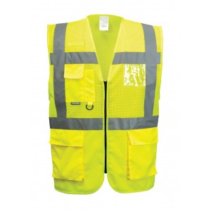 Portwest - Madrid Hi-Vis Half Mesh Executive Vest  - C496