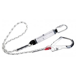 Portwest - Single Kernmantle 1.8m Lanyard With Shock Absorber - FP56