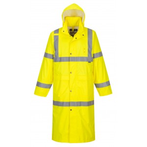Portwest - Hi-Vis Rain Coat 122cm  - H445