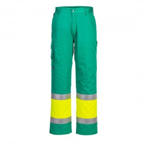 Portwest - Hi-Vis Lightweight Contrast Class 1 Service Trousers - L049