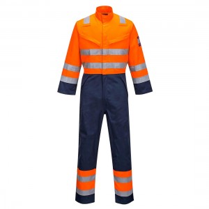 Portwest - Modaflame RIS Navy/Orange Coverall - MV29