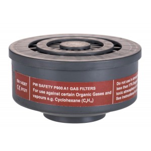 Portwest - A1 Gas Filter Special Thread Connection (Pk6) - P900