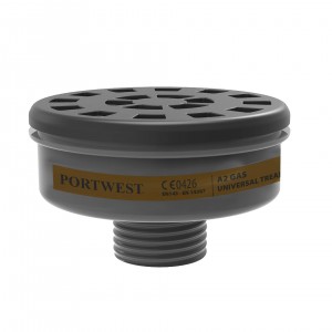 Portwest - A2 Gas Filter Universal Thread (Pk6) - P906
