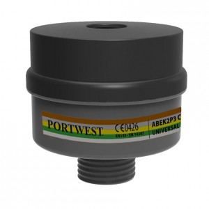 Portwest - ABEK2P3 Combination Filter Universal Thread (Pk4) - P976