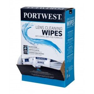 Portwest - Lens Cleaning Wipes - PA01