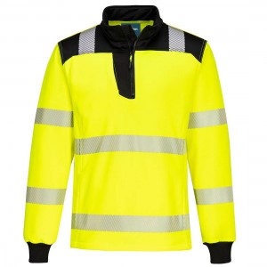 Portwest - PW3 Hi-Vis 1/4 Zip Sweatshirt - PW326