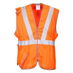 Portwest - Hi-Vis Zip Long Length Vest  - RT20