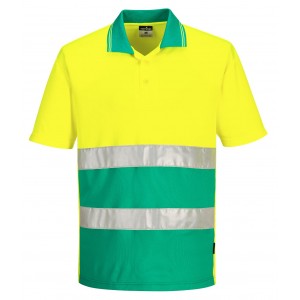 Portwest - Hi-Vis Lightweight Contrast Polo Shirt S/S  - S175