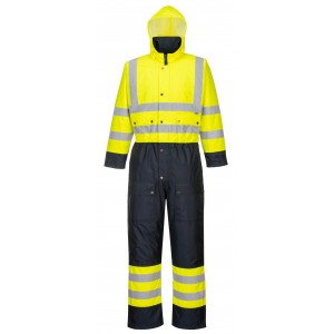 Portwest - Hi-Vis Contrast Winter Coverall - S485