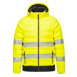 Portwest - Hi-Vis Ultrasonic Heated Tunnel Jacket - S548