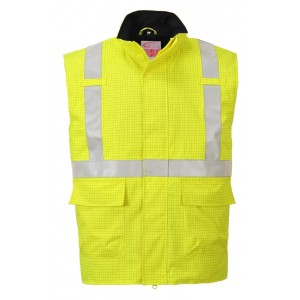 Portwest - Bizflame Rain Hi-Vis Anti-static FR Bodywarmer - S776