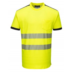 Portwest - PW3 Hi-Vis Cotton Comfort T-Shirt S/S  - T181