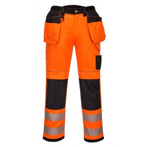 Portwest - PW3 Hi-Vis Holster Pocket Work Trousers - T501