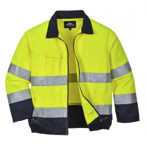 Portwest - Madrid Hi-Vis Contrast Bomber Jacket  - TX70