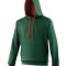 Bottle Green/Fire Red