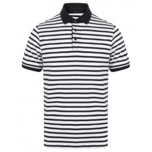 Front Row - Striped Jersey polo shirt - FR230