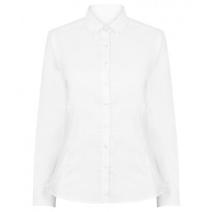 Henbury - Women's modern long sleeve Oxford shirt - HB513
