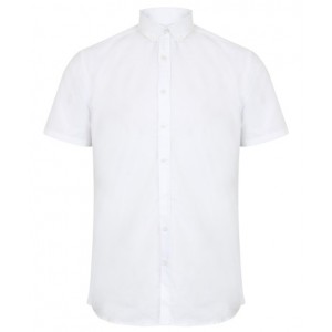 Henbury - Modern short sleeve Oxford shirt - HB517