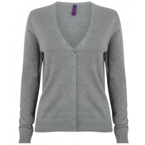 Henbury - Women's v-neck cardigan - HB726