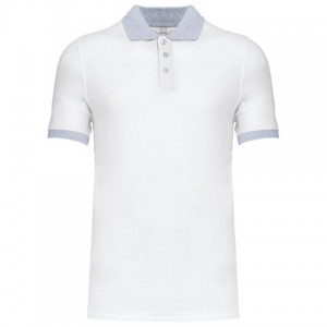 Kariban - Two-tone piqué polo shirt - KB258