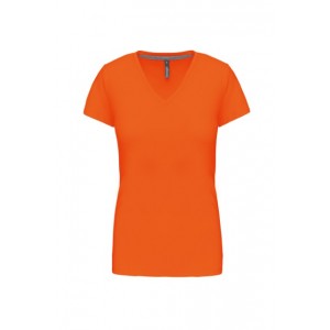 Kariban - Ladies' short-sleeved V-neck T-shirt - KB381