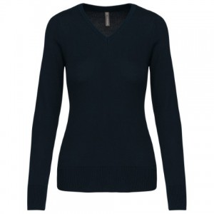 Kariban - Ladies' V-neck jumper - KB966