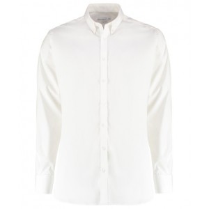 Kustom Kit - Stretch Oxford shirt long-sleeved (slim fit) - KK182