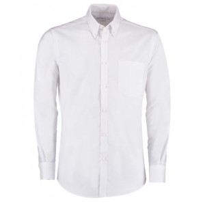 Kustom Kit - Slim fit workwear Oxford shirt long-sleeved (slim fit) - KK184