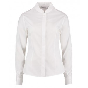 Kustom Kit - Women's mandarin collar shirt long-sleeved (tailored fit) - KK261