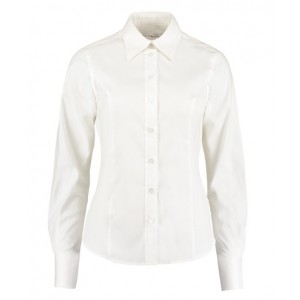 Kustom Kit - Women's corporate Oxford blouse long-sleeved (tailored fit) - KK702