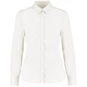 Kustom Kit - Women's stretch Oxford shirt long-sleeved (tailored fit) - KK782