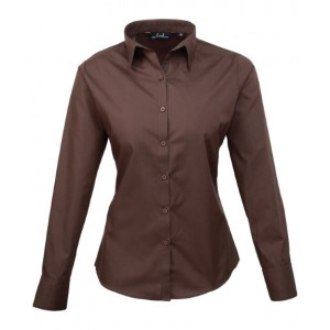 Premier - Women's poplin long sleeve blouse - PR300