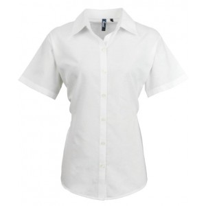 Premier - Women's signature Oxford short sleeve shirt - PR336