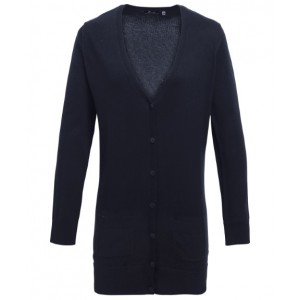 Premier - Women's longline knitted cardigan - PR698