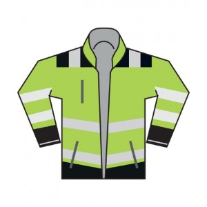 Result Safeguard - Printable ripstop safety softshell - R476X