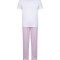 White/Pink/White Stripe