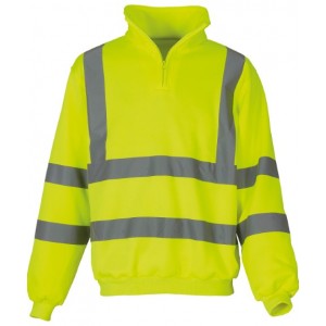 Yoko - Hi-vis ¼ zip sweatshirt (HVK06) - YK031