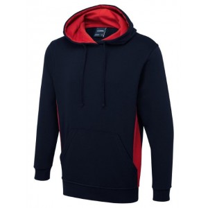 Uneek - Two Tone Hooded Sweatshirt - UC517